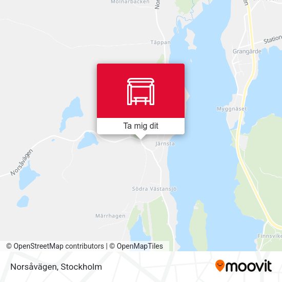 Norsåvägen karta