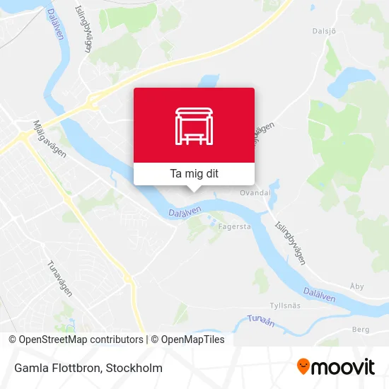 Gamla Flottbron karta