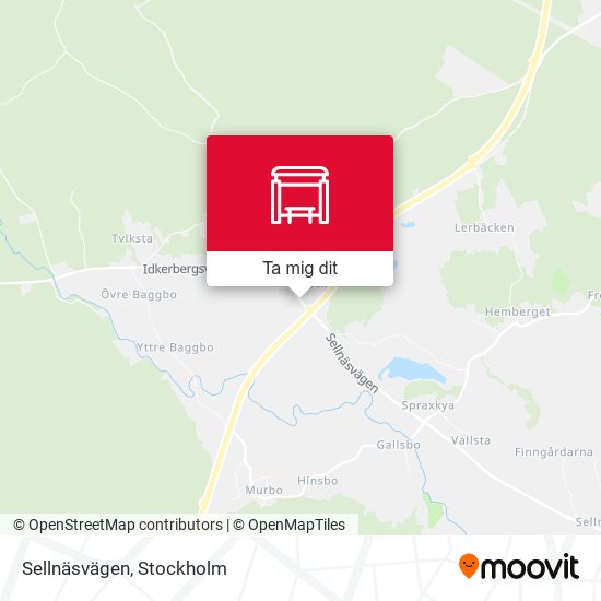 Sellnäsvägen karta