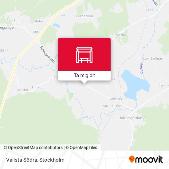 Vallsta Södra karta