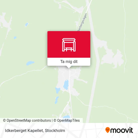 Idkerberget Kapellet karta