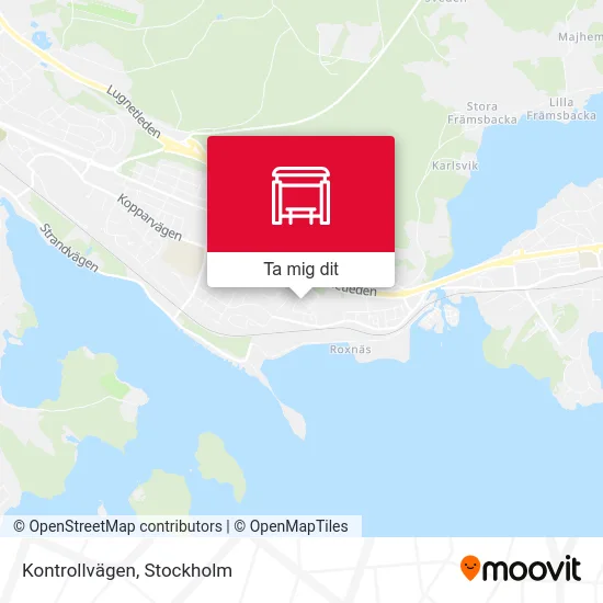 Kontrollvägen karta