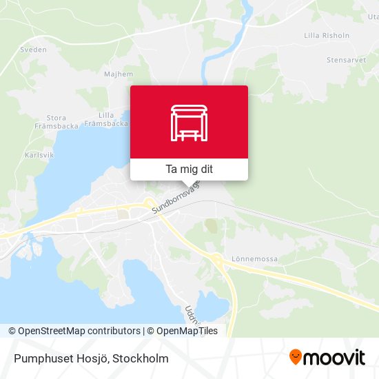 Pumphuset Hosjö karta