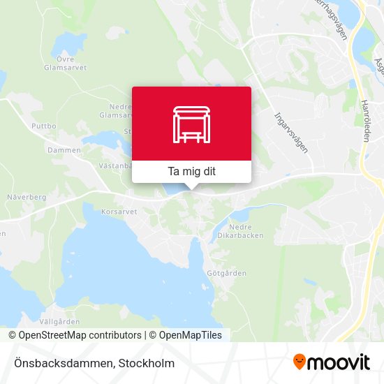 Önsbacksdammen karta