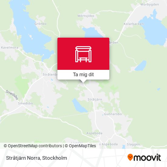 Stråtjärn Norra karta