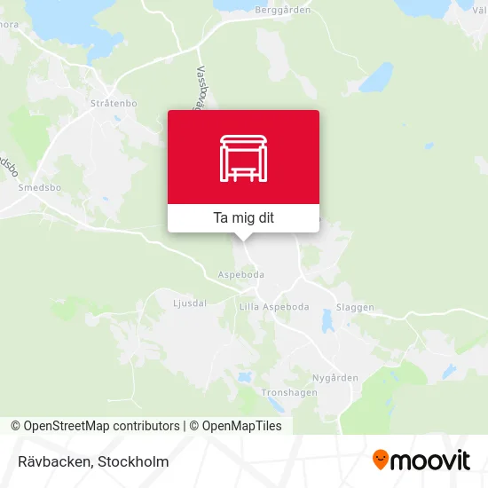 Rävbacken karta