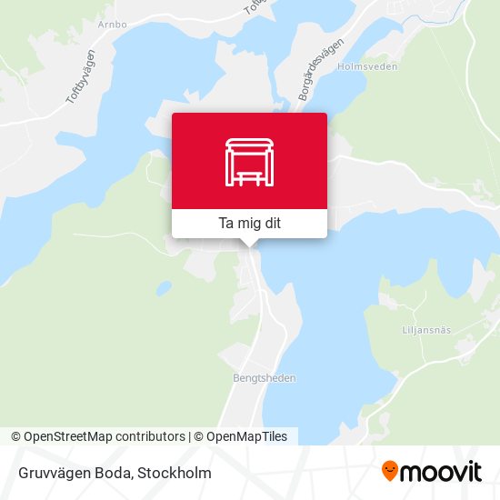 Gruvvägen Boda karta
