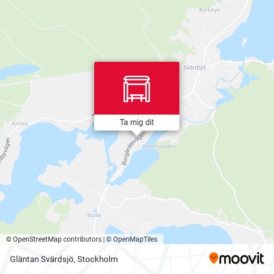 Gläntan Svärdsjö karta