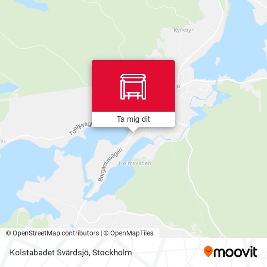 Kolstabadet Svärdsjö karta