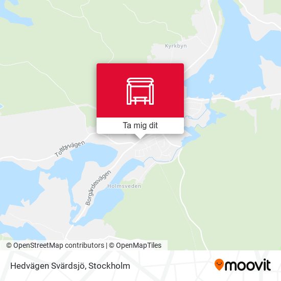 Hedvägen Svärdsjö karta