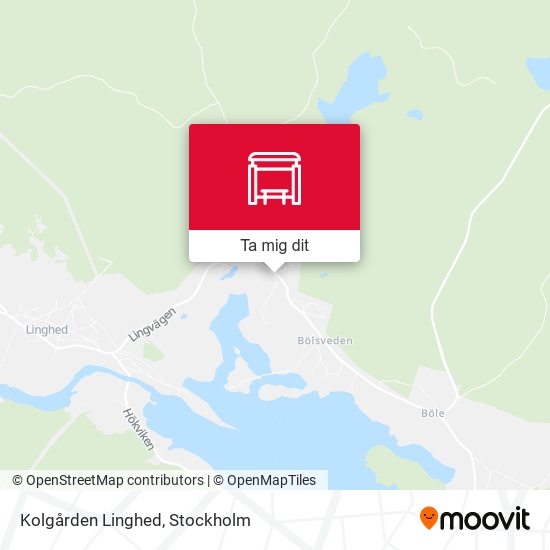 Kolgården Linghed karta