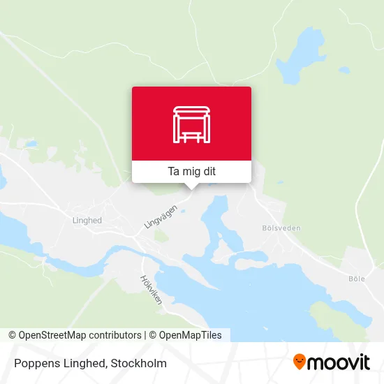 Poppens Linghed karta