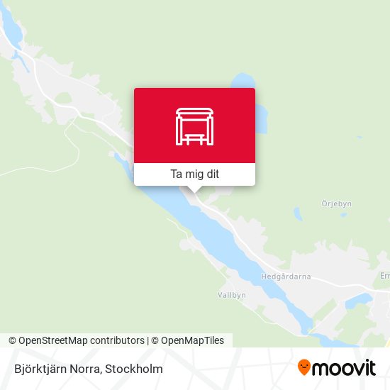 Björktjärn Norra karta