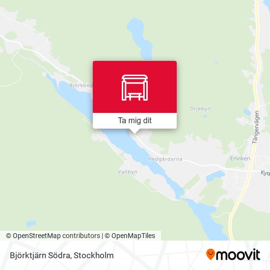 Björktjärn Södra karta