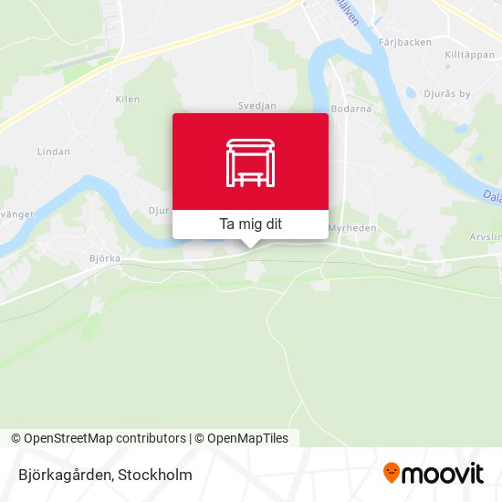 Björkagården karta