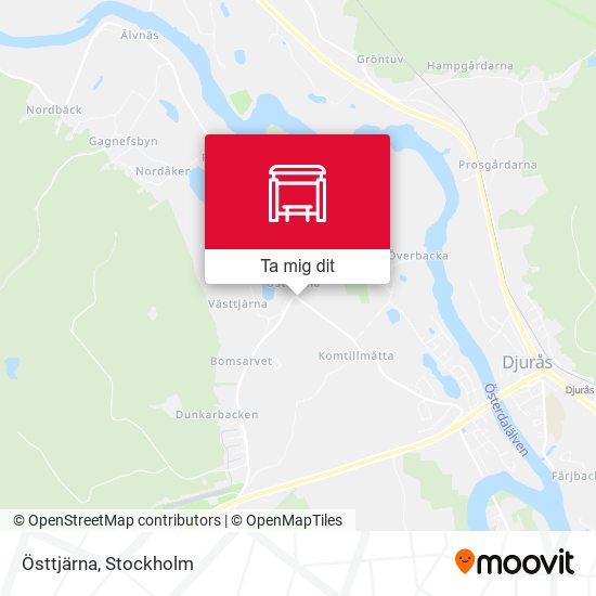 Östtjärna karta