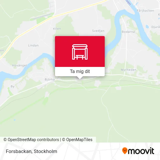 Forsbackan karta