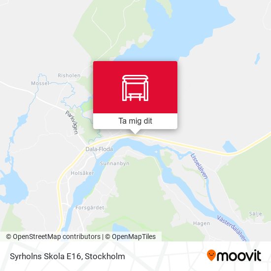 Syrholns Skola E16 karta