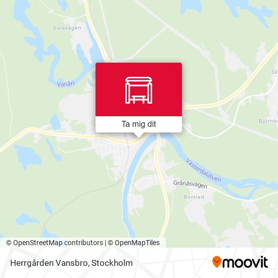 Herrgården Vansbro karta