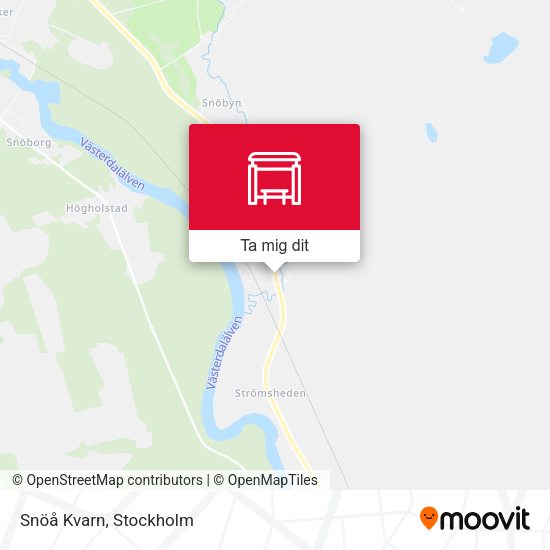 Snöå Kvarn karta