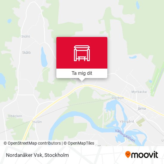 Nordanåker Vsk karta