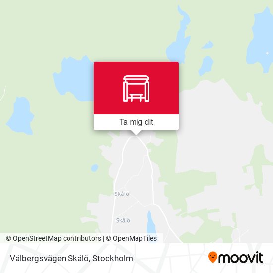 Vålbergsvägen Skålö karta