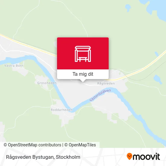 Rågsveden Bystugan karta