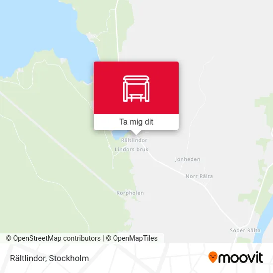 Rältlindor karta