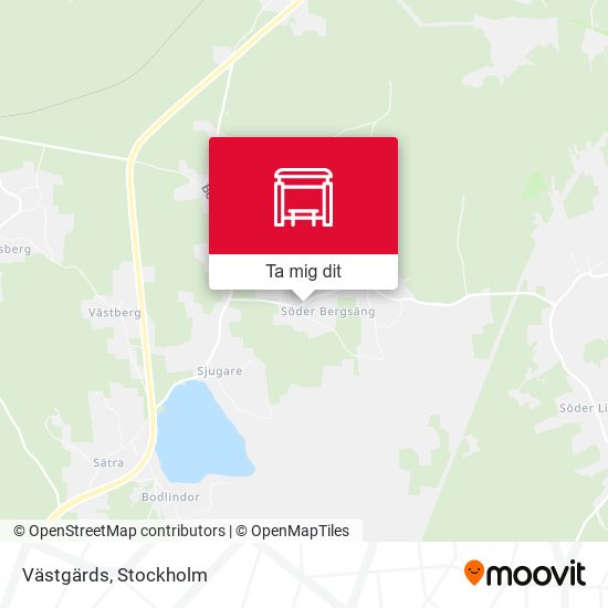 Västgärds karta