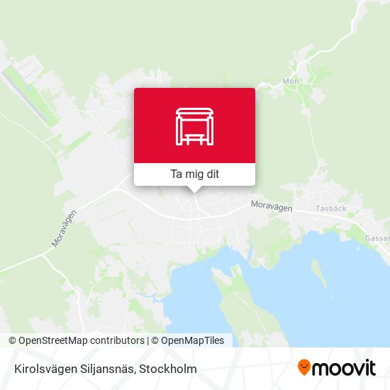 Kirolsvägen Siljansnäs karta