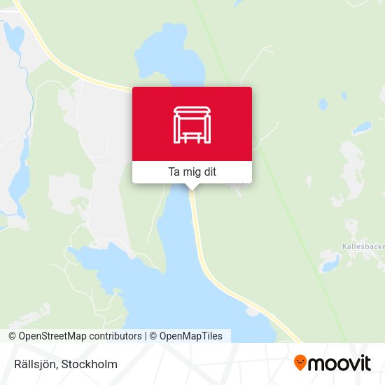 Rällsjön karta