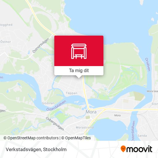 Verkstadsvägen karta