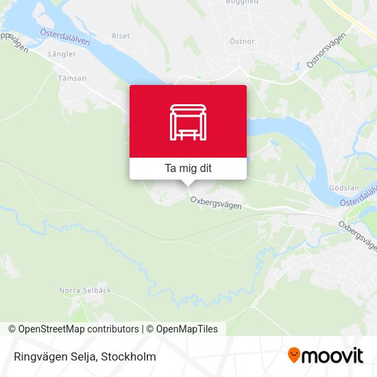 Ringvägen Selja karta