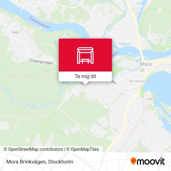 Mora Brinkvägen karta