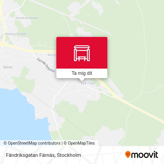 Fändriksgatan Färnäs karta