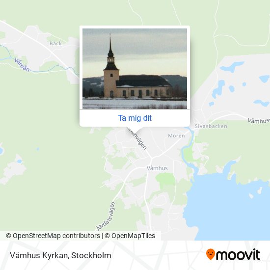 Våmhus Kyrkan karta