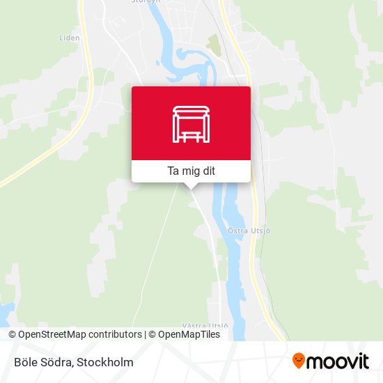 Böle Södra karta