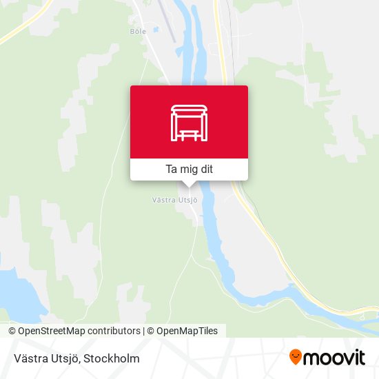 Västra Utsjö karta