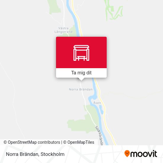 Norra Brändan karta