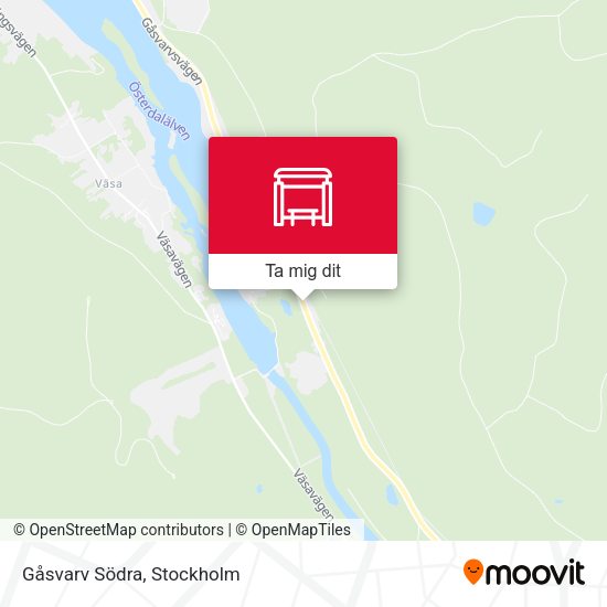 Gåsvarv Södra karta