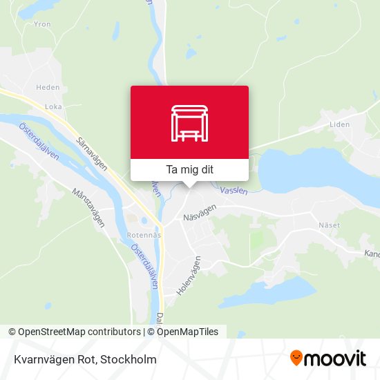Kvarnvägen Rot karta