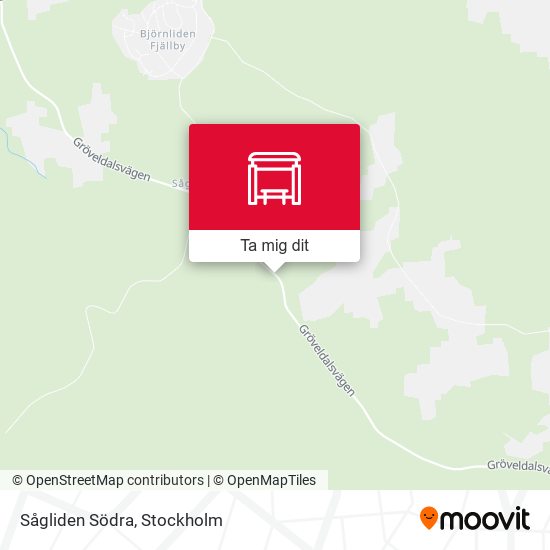 Sågliden Södra karta