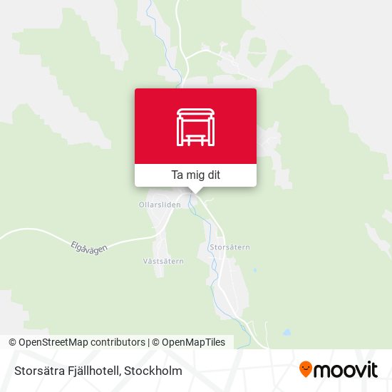 Storsätra Fjällhotell karta