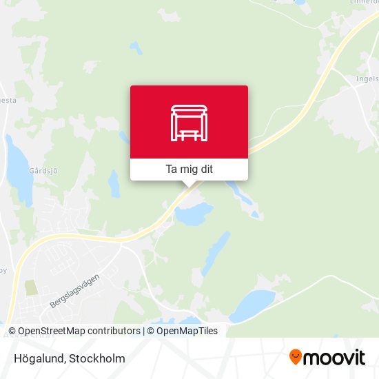 Högalund karta