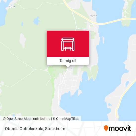 Obbola Obbolaskola karta
