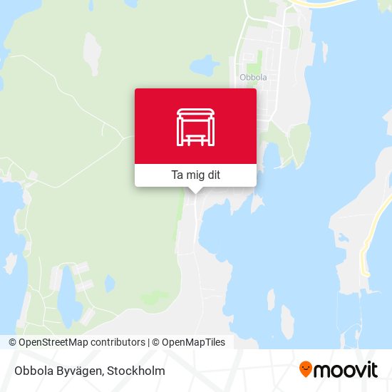 Obbola Byvägen karta