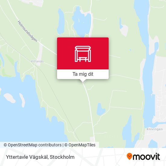 Yttertavle Vägskäl karta