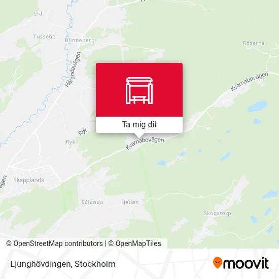 Ljunghövdingen karta