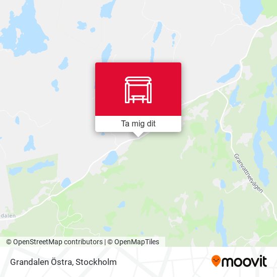 Grandalen Östra karta