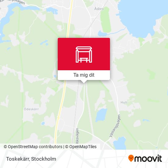 Toskekärr karta